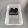 Hộp nuôi bò sát 17x10x7cm có tổ trú ẩn 2 máng ăn - Hình ảnh 5