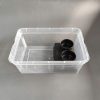 Hộp nuôi bò sát 17x10x7cm có tổ trú ẩn 2 máng ăn - Hình ảnh 6