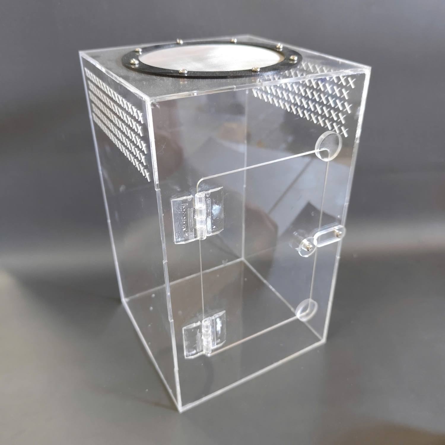 Hộp nuôi côn trùng/Tank kiến mica B2 15x15x25cm - Hình ảnh 5